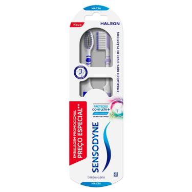 Imagem de Escova Dental Sensodyne Proteção Completa Macia 2 Unidades