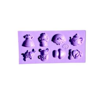 Imagem de F1761 molde de silicone alice confeitaria biscuit - confeitaria dos mo