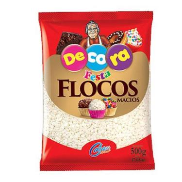 Imagem de Flocos brancos decora 500g - Cacau foods