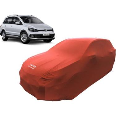 Imagem de Capa De Tecido P/ Proteção De Carros Volkswagen Spacefox - Mz, Vermelh