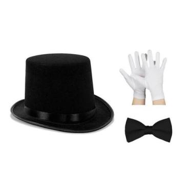 Imagem de Fantasia de magico 3 peças adulto festas - MC PRESENTES