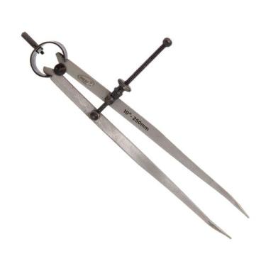 Imagem de Compasso Reto De Ponta 10 Polegada Aço Carbono- Eda