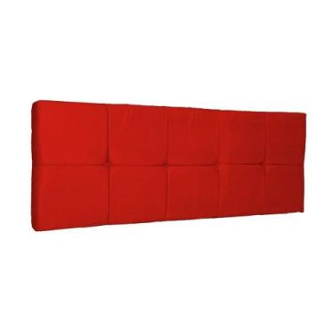 Imagem de Painel Cabeceira De Casal Super King 195cm Para Cama Box Nina Suede Ve