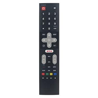 Imagem de Substituição de controle remoto funciona para RCA Virtuoso Smart TV RNSMU5836 RNSMU5536 RNSMU7036-B 58465810207 com chave Netflix
