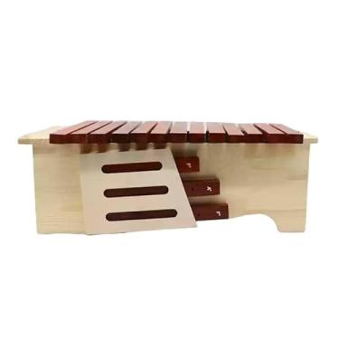 Imagem de 13 Variante do tipo de alto-falante xilofone Baixo do ensino médio material de mogno opcional e material de madeira sintética adequado para professores de música de iluminação musical usarem(Solid woo