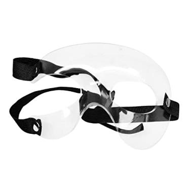 Imagem de Máscara facial alça ajustável protetor capa protetora facial protetor para nariz quebrado protetor facial para karate wrestling softball, 17cmx11cm