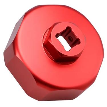 Imagem de KPALAG Chave de tampa de banho de óleo de cubo de reboque de alumínio compatível com eixo de serviço geral Dexter 6K-8K (construído em 1989 e mais antigo) Tambor número 8-218, 8-219, 8-232