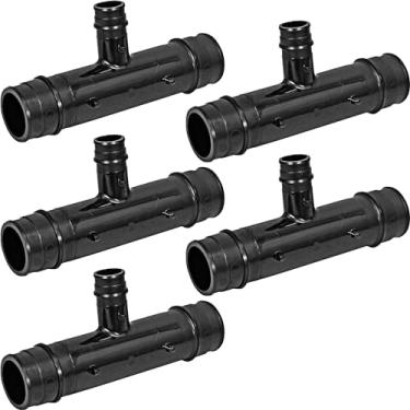 Imagem de Tee de expansão Poly Pex-A com encaixe de 2,5 cm x 2,5 cm x 3/10.2 cm, F1960 Tee conexões de farpa de expansão de 2,5 x 1 polegada x 1/2 polegada, encaixe de tubo de plástico para uso com tubos Pex-A