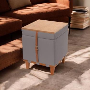 Imagem de Puff com Baú Oculto: Design Sofisticado e Praticidade - Confortse, Cin