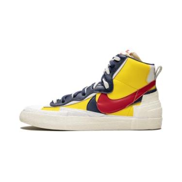 Imagem de Nike Mens Blazer Mid Sacai Snow Beach Varisty Maze/Red Leather Size 7.5