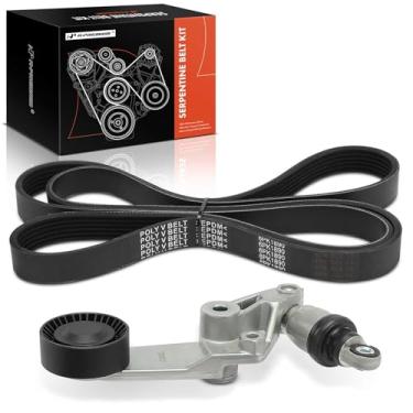 Imagem de A-Premium Kit de transmissão de correia serpentina do motor compatível com Toyota Corolla 1998-2002, Celica 2000-2002 - 1,8L