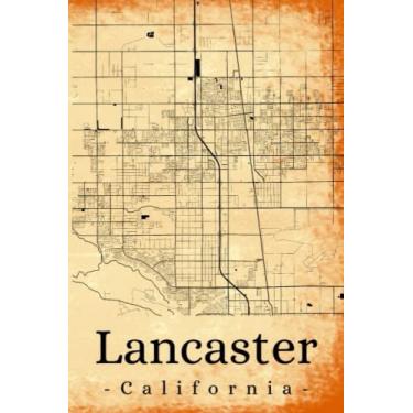 Imagem de Lancaster California: Your city, your region, your home! | Composition Notebook 6x9 plaid 120 pages