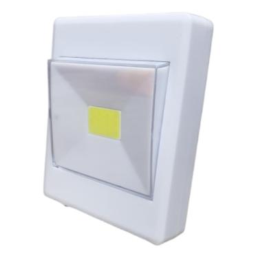 Imagem de Luminária Led 3w Switch Light Luz Emergência Portátil Pilha