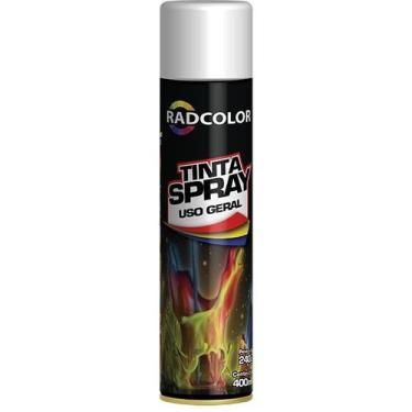 Imagem de Tinta Spray Branco Brilhante 400ml/240g - RADNAQ