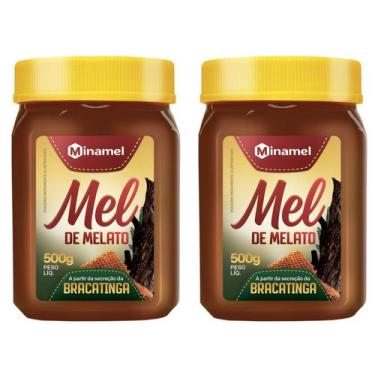 Imagem de Mel de Melato de Bracatinga 500g 2 unidades - Minamel
