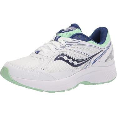 Imagem de Saucony Cohesion feminino 14, Branco/azul marinho/menta, 6 Wide