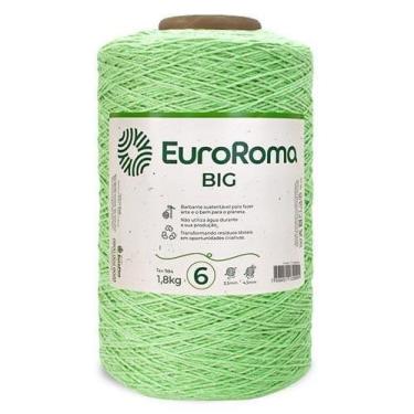 Imagem de Barbante EuroRoma Colorido Big Cone Nº06 1,8Kg, VERDE LIMÃO