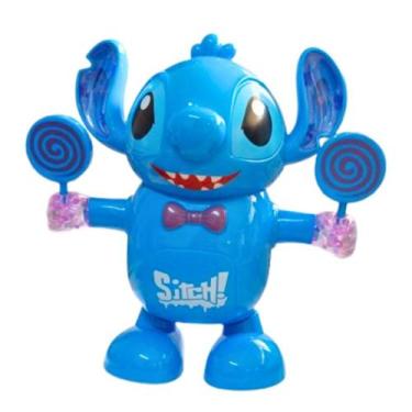 Imagem de Brinquedo infantil Robô Dançarino com Luz e Som divertido Stitch - IMP
