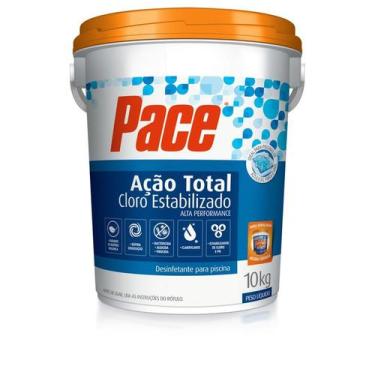 Imagem de Cloro Piscina Estabilizado Pace Ação Total 10kg