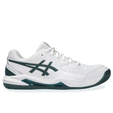 Imagem de Tênis Asics Gel Dedicate 8 Clay - Branco e Verde