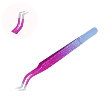 Imagem de 1 Pinça Extensão Cílios Fio A Fio Tufos Egípcio Volume Russo - JARIMPO