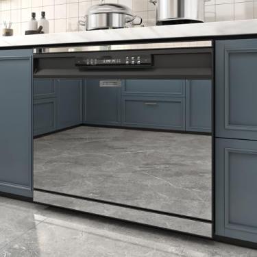 Imagem de EPPKILY - Adesivos de Espelho para Paredes, Papel Espelhado Prata, Flexíveis, Autoadesivos, Decoração de Interiores