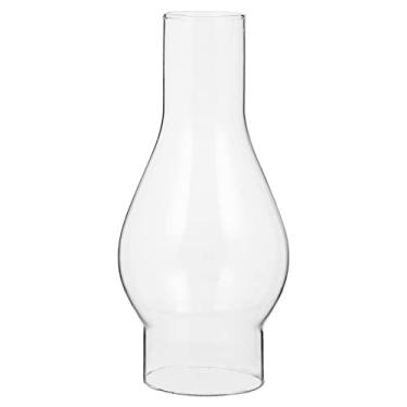Imagem de POPETPOP Substituição De Abajur De Lampião A Óleo Chaminé De Lampião A Óleo De Vidro Transparente Abajur De Lampião De Furacão Com Parte Superior Ondulada Para Lampiões Estilo Querosene 3