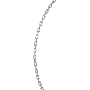 Imagem de Colar Ouro Branco 18k 750 Corrente Cadeado 1.9 50 Cm Maciço - JOIE JOI