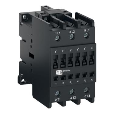 Imagem de Contator Tripolar CWL80-00-30 80A 220V 50/60Hz Weg