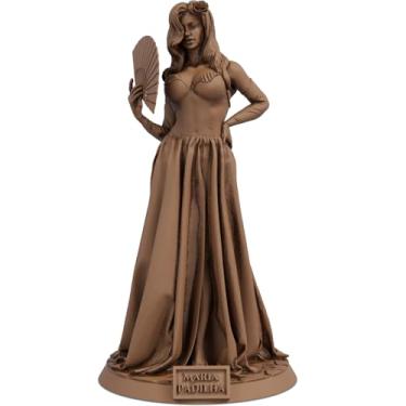 Imagem de Estátua Pombagira Maria Padilha Imagem Umbanda Candomblé (Cor Madeira)