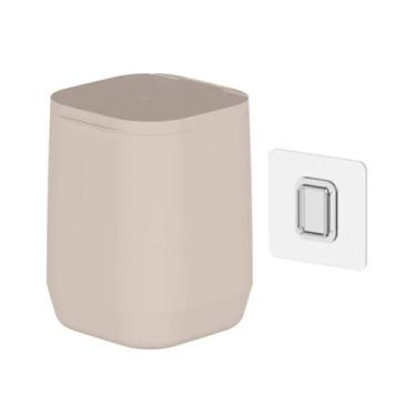 Imagem de Lixeira 6lt Tampa Soft Close Banheiro Cozinha Parede Cores - Martiplas