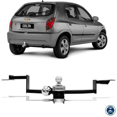 Imagem de Engate Reboque Chevrolet Celta 2001 a 2015 400Kg Engetran Inmetro