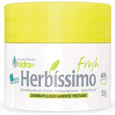 Imagem de Desodorante Creme Antitranspirante Fresh Herbissimo 55g