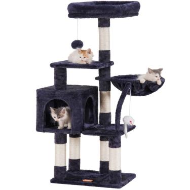 Imagem de Condomínio Cat Tree Heybly Cat Tower para gatos de interior com brinquedo