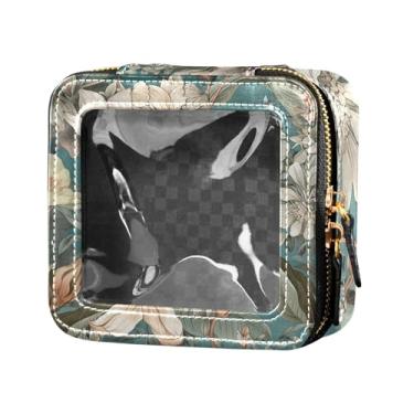Imagem de Fitrendlovey Organizador de maquiagem portátil com grande claraboia bolsa de cosméticos espaçosa para amantes de viagens, T5, one size