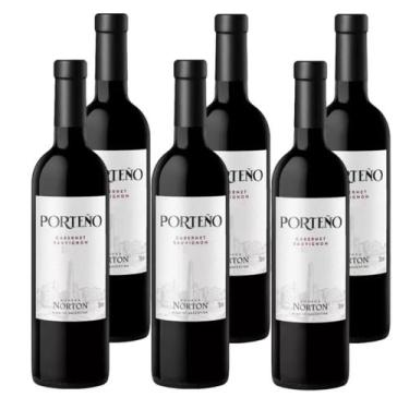 Imagem de Kit 6 Vinho Tinto Norton Porteno Cabernet Sauvignon 750ml