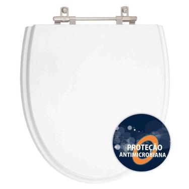 Imagem de Assento Sanitário Poliester Antibacteriano Eros Branco Para Vaso Incepa