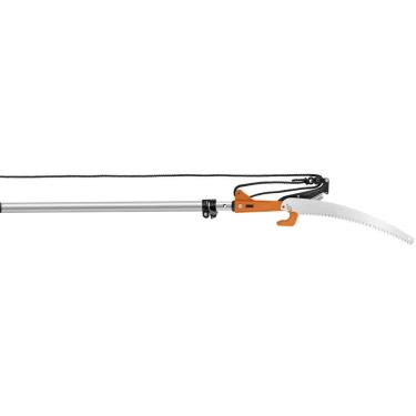 Imagem de Podador De Galhos Com Serrote Profissional 13 Polegada - 330 Mm Tramontina Com Cabo Metálico Extensível Até 3 M