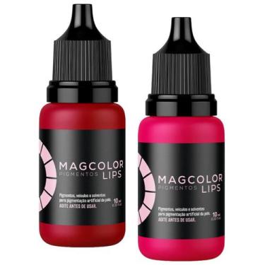 Imagem de Kit Lips Mag Color Gold 5ml - 2 Pigmentos para Micro Labial - Mag Esté