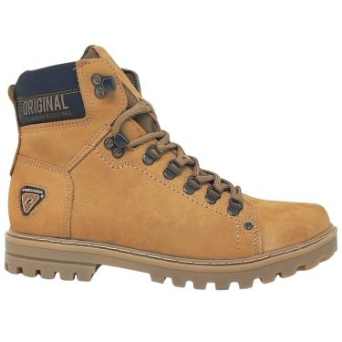 Imagem de Coturno Masculino Pegada Couro Nobuck Estilo Conforto Dia a Dia 181505