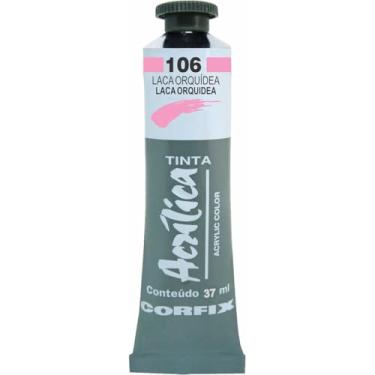 Imagem de TINTA ACRÍLICA CORFIX 37ML AVULSO LACA ORQUÍDEA 106