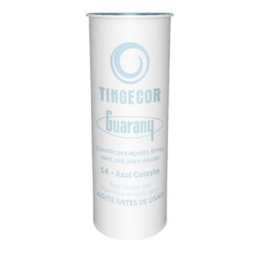 Imagem de Tinta p/ Tecido Corante Tingecor Guarany Tintol Azul Celeste