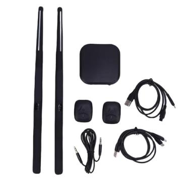 Imagem de Bateria de Ar, Kit de Bateria Eletrônica Portátil Com 8 Vozes, Pedal, Sensor de Movimento 3D RGB Kit de Bateria Eletrônica Virtual Com Pedal do pé