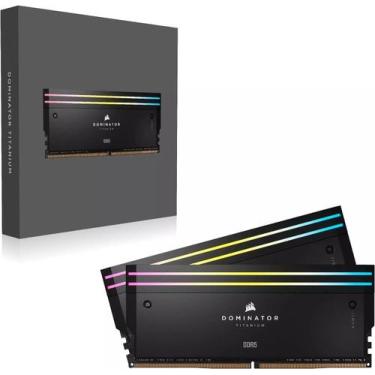 Imagem de Memoria Ram Corsair Dominator Titanium RGB 96GB DDR5 6800MHZ