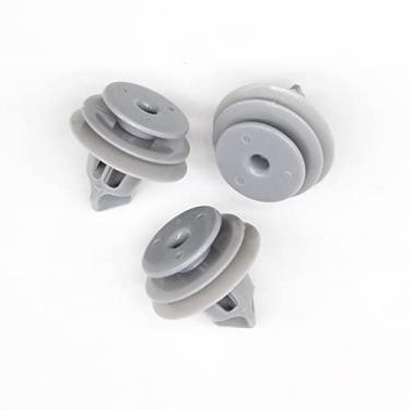 Imagem de 5 peças de clipes de plástico 91560-SLJ-J01 retentores de painel de acabamento interior de porta cinza para Acura RDX para Honda Accord Civic Pilot CR-V