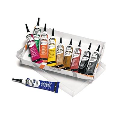 Imagem de PEBEO Conjunto de 10 tintas chinesas Porcelaine com 150, conjuntos, 10 delineadores sortidos, 150 ml