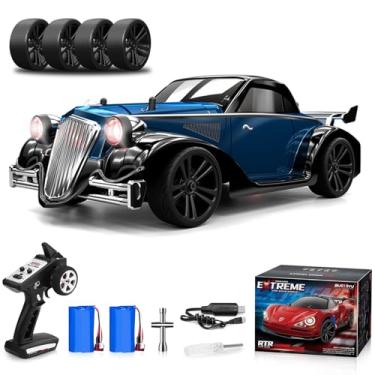 Imagem de 1/16 Fast RC Cars for Adults, RC Drift Car, 38KM/H High-Speed 4WD, Full Proportional Control, 6 LED Light Modes, 2 Rechargeable Batteries, RTR Drifting for Adults, Gift for Boys Kids and Girls