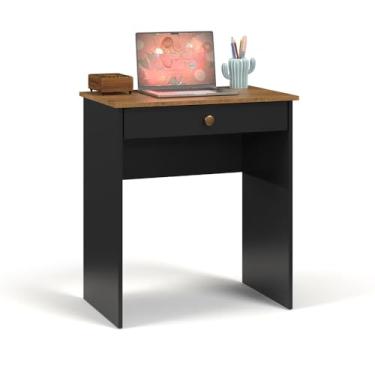 Imagem de Mesa para Computador ou Notebook com Gaveta Prisma(ESTILO - PRETO/FREIJÓ)