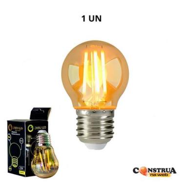 Imagem de Lâmpada Filamento De Led Bulbo G45 2W Vintage Retro E27 Bivolt - Embul