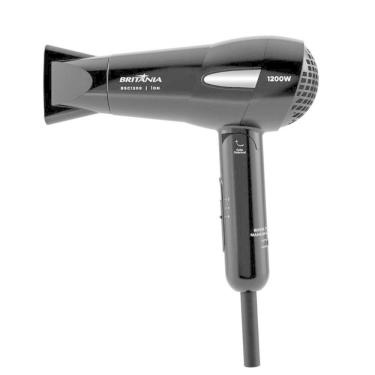 Imagem de Secador Britania Ion Tourmaline BSC1200 1200w Preto - Bivolt